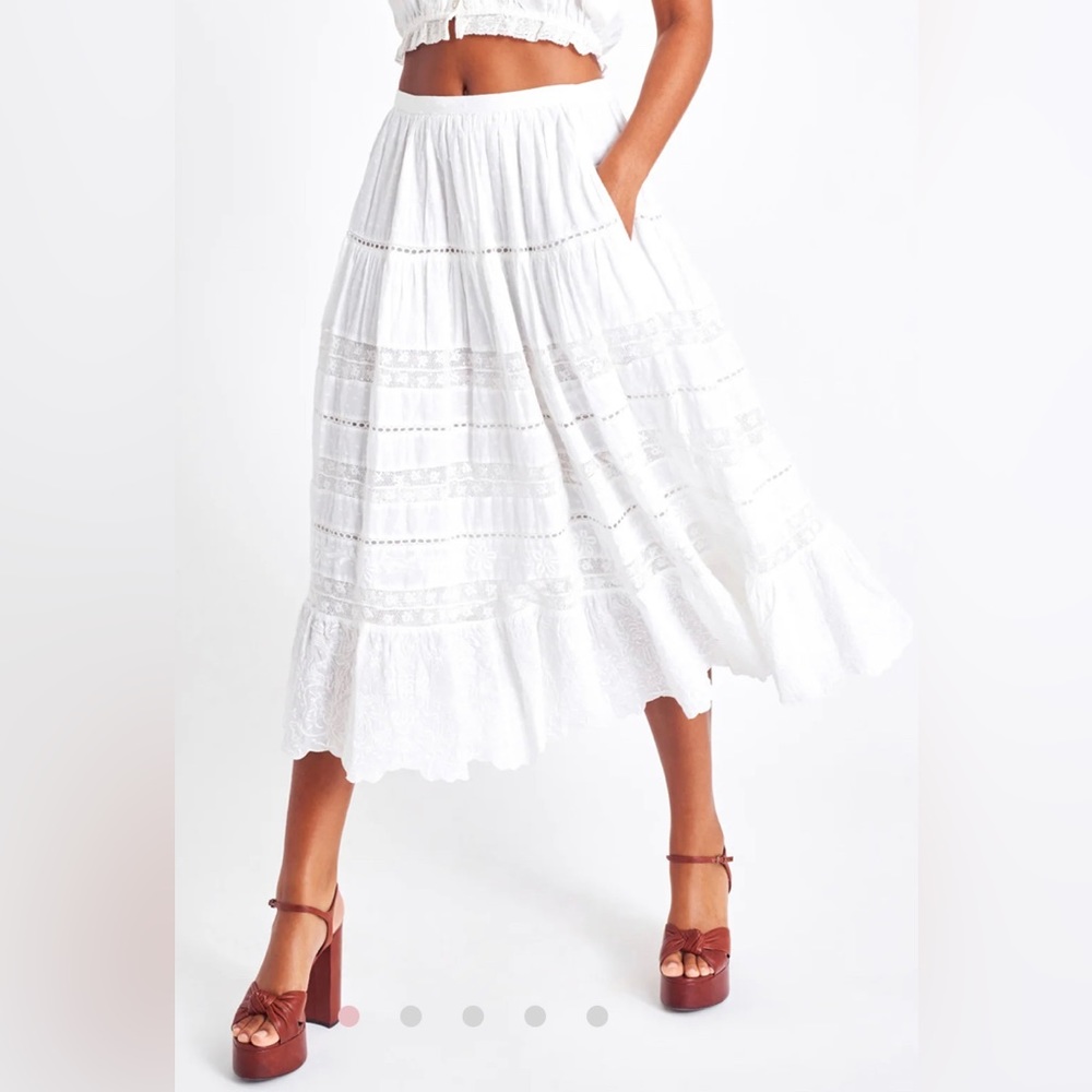 Donna Midi Skirt - LoveShackFancy
